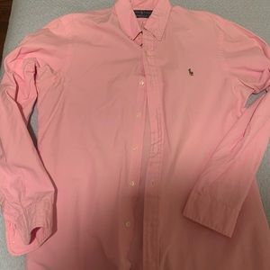 Light pink Ralph Lauren Mens Oxford shirt - Size M